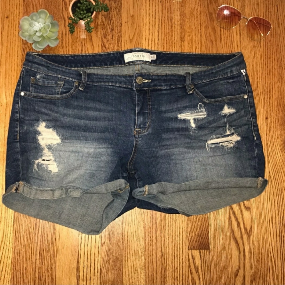 Torrid Jean Shorts